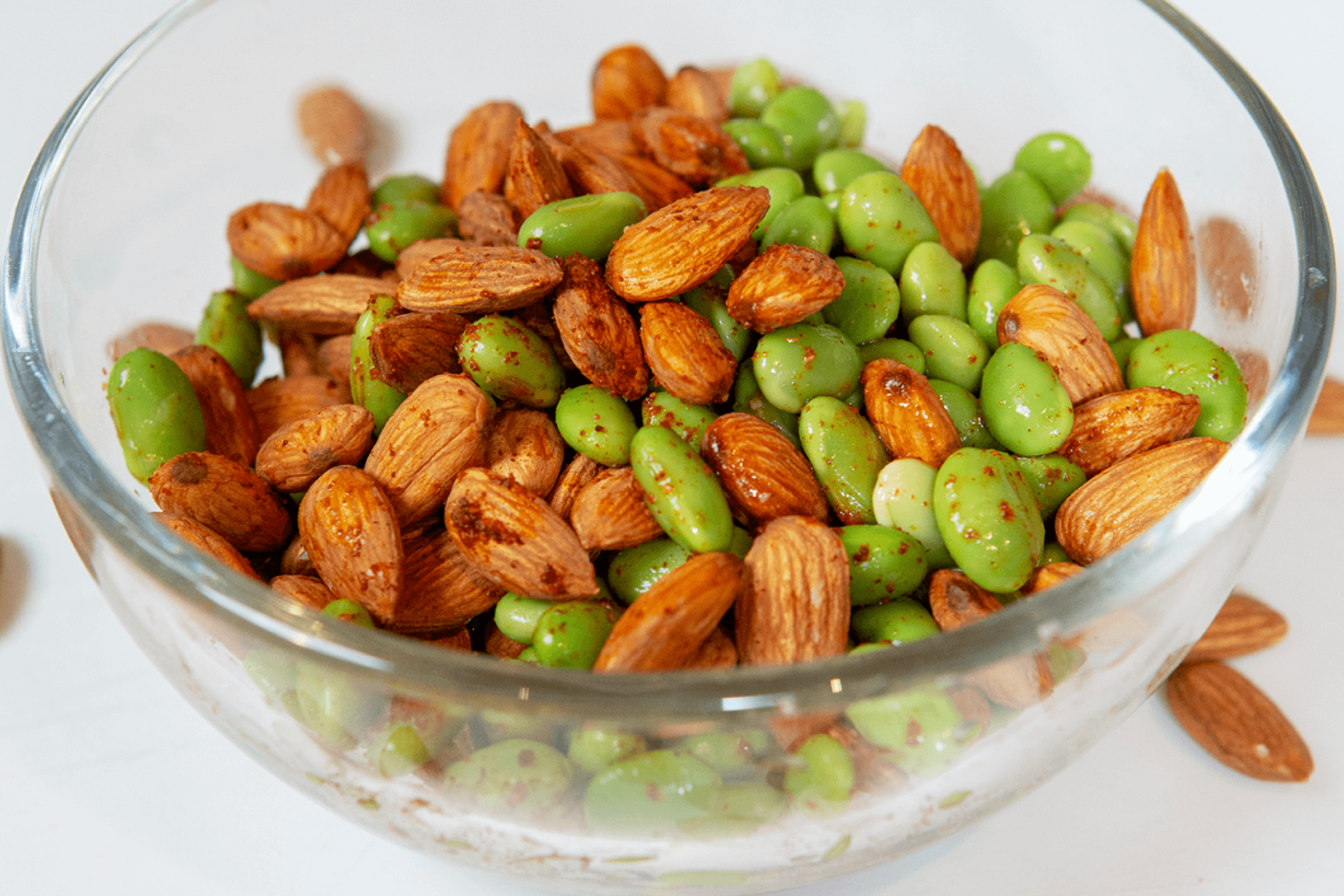 Satisfying Smoked Almond & Edamame Salad