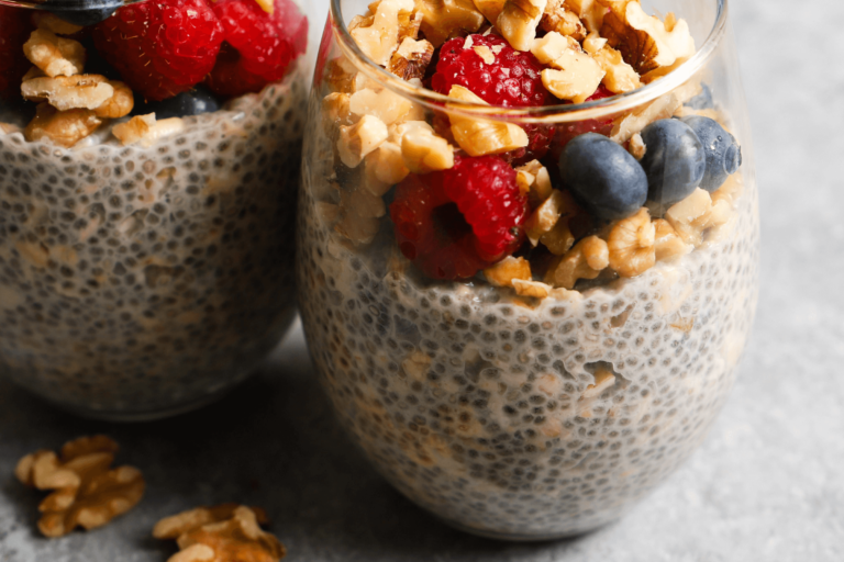 Walnut Chia Overnight Oats - Nuthealth.org