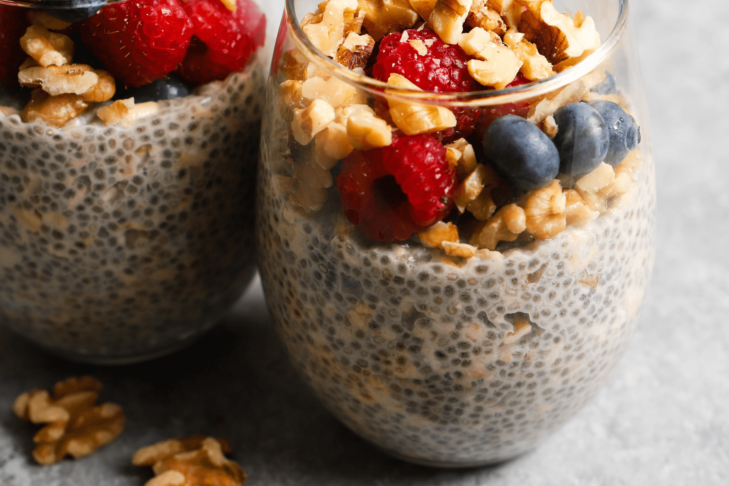 Walnut Chia Overnight Oats