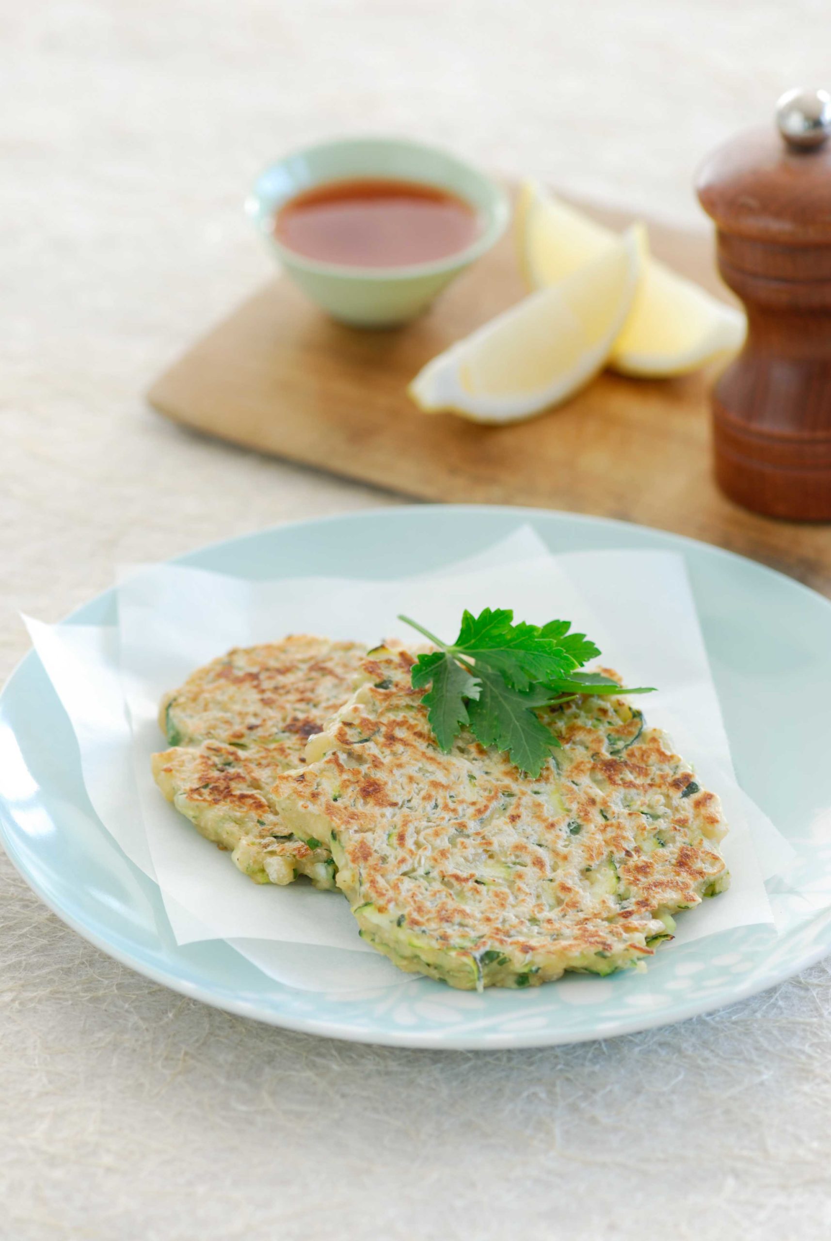 Pine Nut and Zucchini Fritters