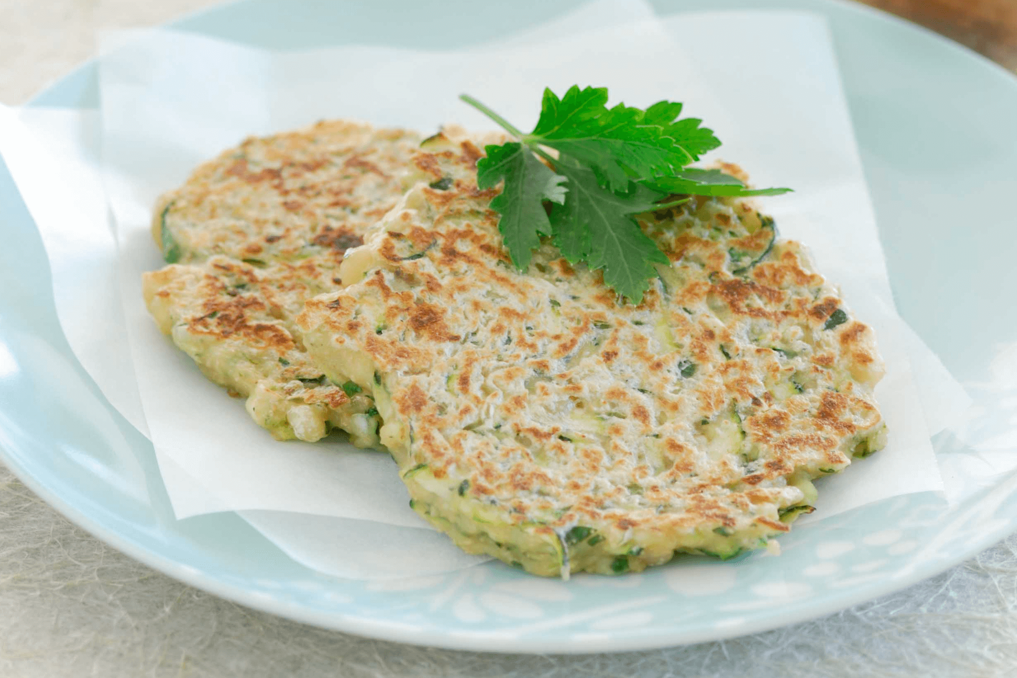 Pine Nut and Zucchini Fritters